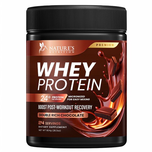 Davi Giolo ★さんのTasty Whey Protein Chocolate Design Needed for Nature's Nutritionデザイン