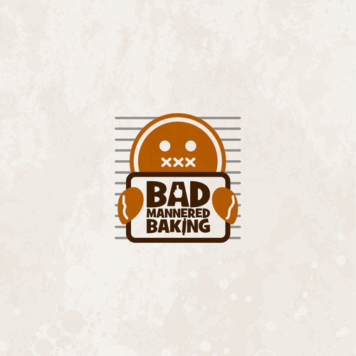 Need a fucking cool logo for Bad Mannered Baking - a swearing cookie stamp company Design by aryocabe