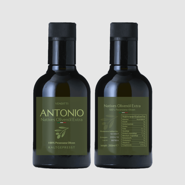 Olive oil label
