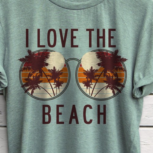 [GUARANTEED] Beach-themed tee-shirt Design by smwdy