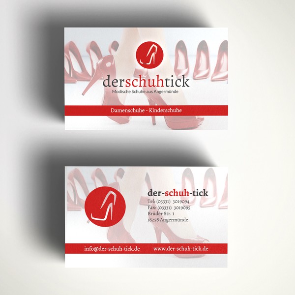 Design by Benjamin R. titled "Shoe boutique getting a new Corporate Identity"