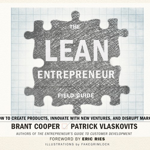 EPIC book cover needed for The Lean Entrepreneur! Design por kcastleday