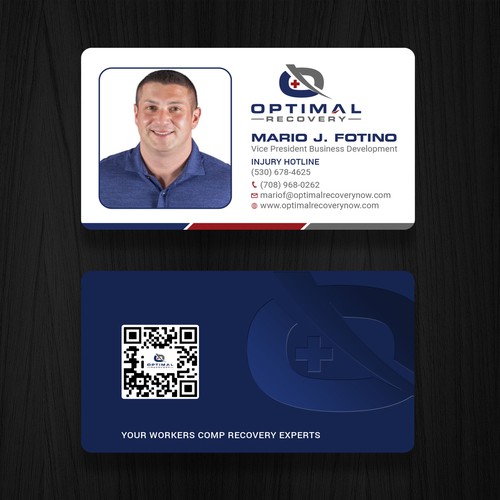 Optimal Recovery Business Card Design by RENEXIT