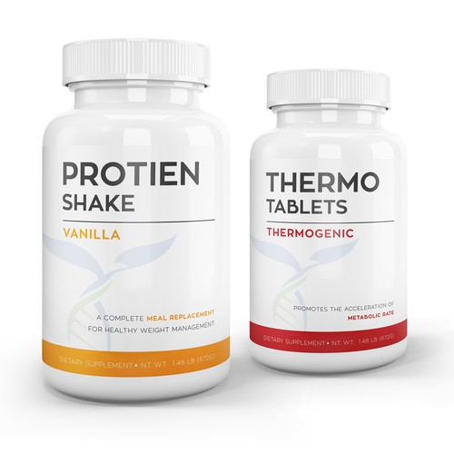 design a killer label  for our weight management formula, bottle