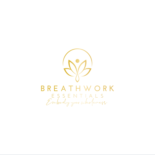 Diseño de Breathwork Essentials logo for soul-led business de journeydsgn