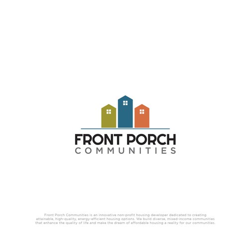 Front Porch Communities - A Not For Profit housing developer with a community focus Design réalisé par RaccoonDesigns®