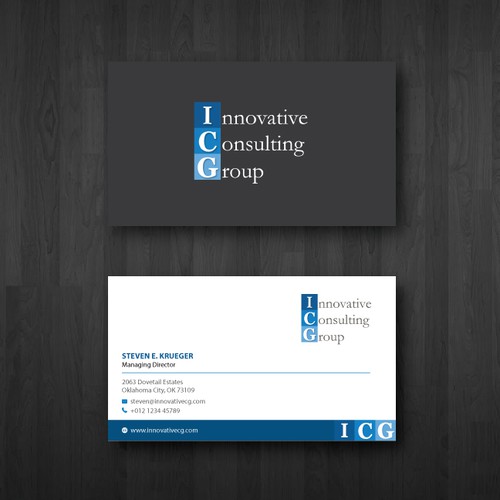 Design di ICG Business Cards di Head Office