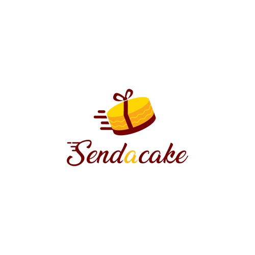 Send A Cake needs a gorgeous fun logo Design by MercClass