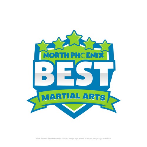 North Phoenix Best Martial Arts school logo Design von mob23