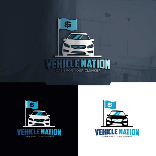 Vehicle Nation Seeks Logo For Junk Car Business. Design by ryART