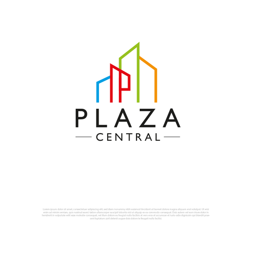 Logotipo Plaza Central Design by reflect the style ™