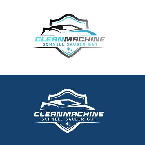 CleanMachine / Logo for Car and Plane Detailing Design by Nana445