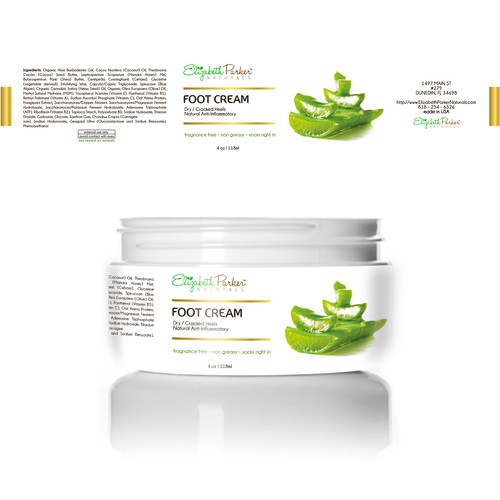 Foot Cream redesign Design by nmariaulf