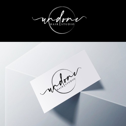 Luxury Hair Salon Logo and business card design Réalisé par Web Hub Solution