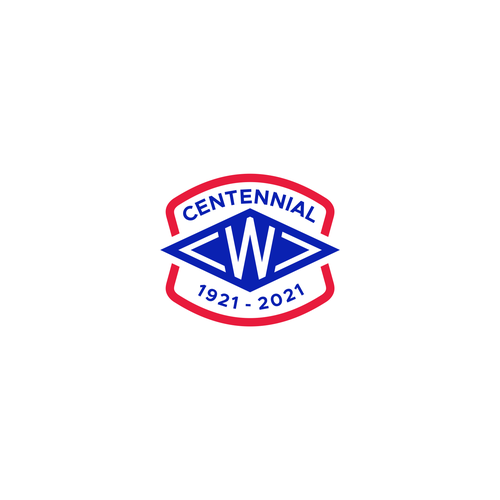 Design Centennial Anniversary Logo por hwa_dsgn