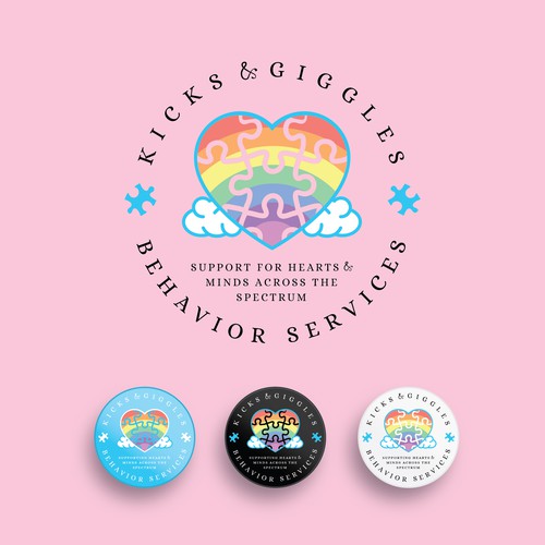 Design a Fun and Inspirational logo for a behavior clinic for kiddos with ASD Design by Ny.Studio's