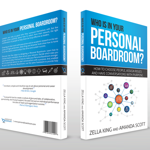 Design a book cover for "Who is in your Personal Boardroom?" Design by Sumit_S