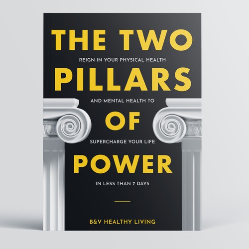 2 Pillars of Power book cover design to grab attention Design by Morten Bredehöft