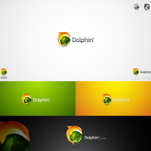 New logo for Dolphin Browser Diseño de magico