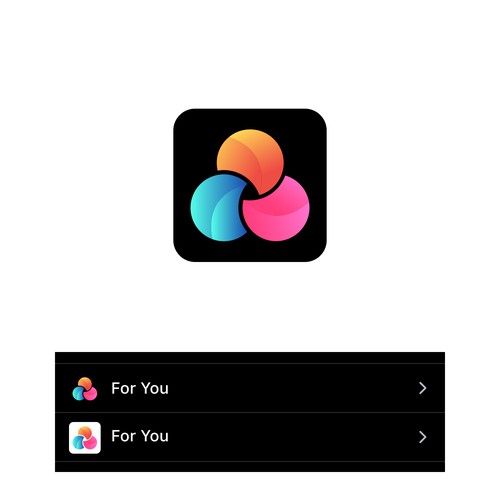 For You social media algorithm icon (app icon) Design von Luckart.id