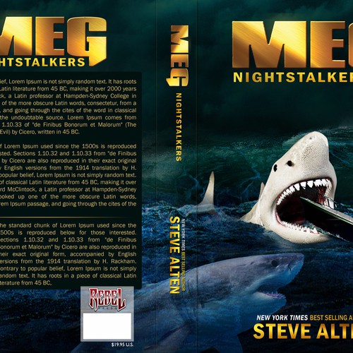 Meg Nightstalkers Create The Next Ny Times Best Selling Book Cover For Steve Alten Book