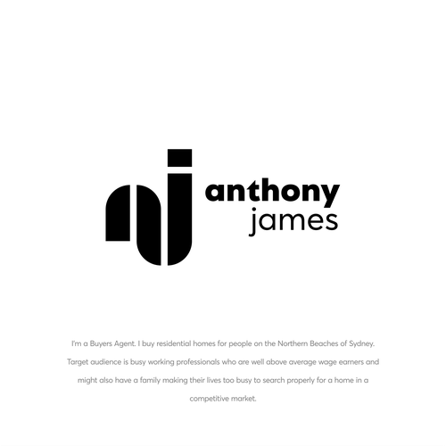 Create a modern/minimalist architect inspired logo and brand book for my buyers agent business Design by O'Laa