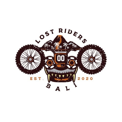 Unique Logo For Trail Riding Motorcycle Club And Tour Business In Bali Indonesia Logo Design Contest 99designs