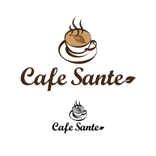 Create the next logo for "Cafe Sante" organic deli and juice bar Design by sethel