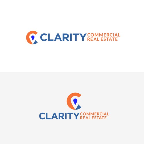 Logo + Brand Guide for Clarity Commercial Real Estate Design by ChioP