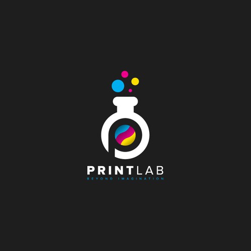 Request logo For Print Lab for business   visually inspiring graphic design and printing Design by Royzel