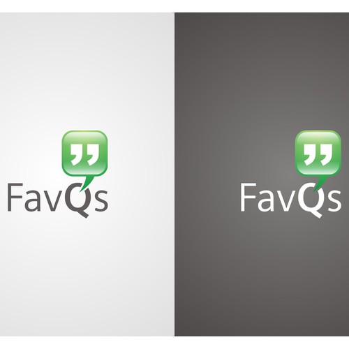 FavQs Logo Diseño de 600DPIX