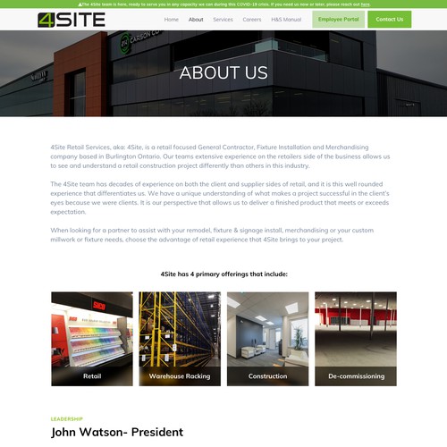 Web page design contest entry by Westbrook