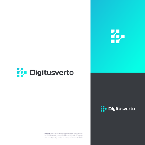 Aspiring and Inspirational logo for a Digital Transformation company-ontwerp door Bersin