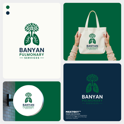 Banyan Pulmonary Services Design by MAX7SKY™