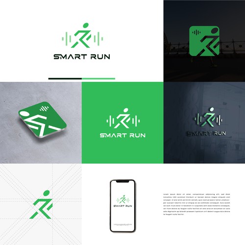 Diseño de We need a powerful and exciting logo for our running app. de Brand Hero