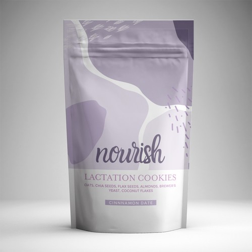 Design feminine, elegant, clean labels for Lactation Products Design by interaksi