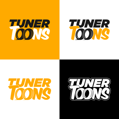 Logo Design and Brand Guide for up and coming automotive apparel company; Tuner Toons. Design by d_arvin