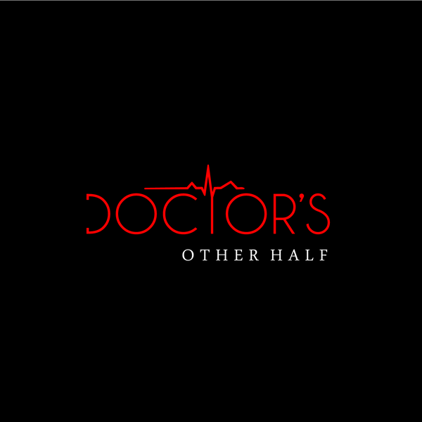 Create a catchy simple logo that captures a unique perspective of becoming a doctor
