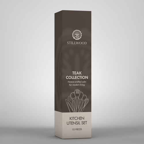 Designs | Premium Box Packaging Design for Wooden Kitchen Utensil Set ...