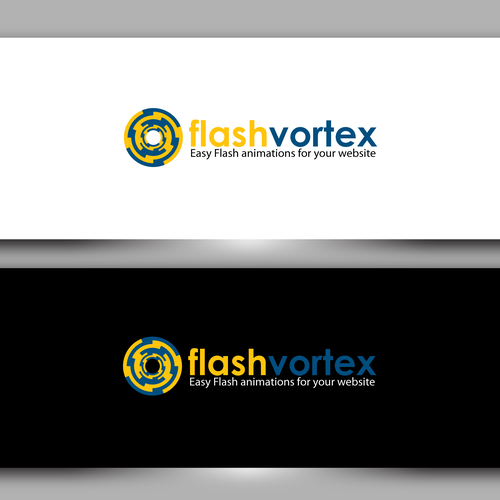 FlashVortex.com logo Design by GAdrian