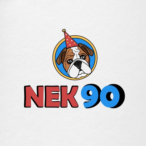 90th Birthday logo Design by *Wolverine*