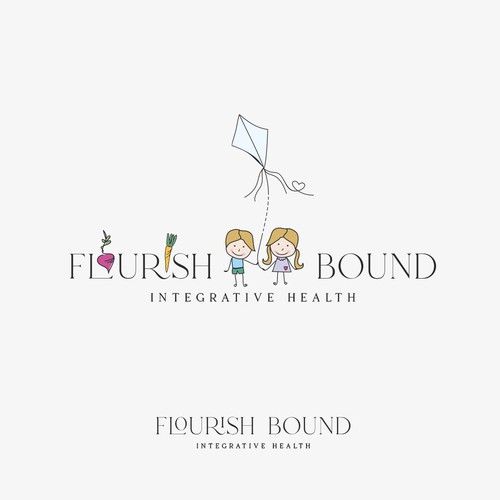Design a logo aimed at solving & finding the missing piece/connecting the dots of a child's health and wellness Design by ∴ S O P H I Ē ∴