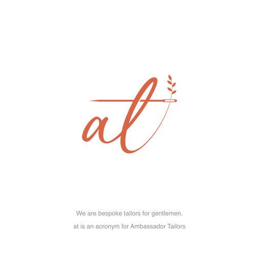 Classic logo for a bespoke tailor's ready-to-wear line Design by evano.