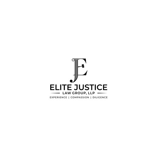 Elite Justice Law Group needs an empowering logo! Design by knight brands™