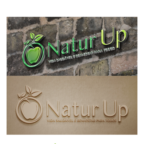 Natur Up - Nova loja de produtos naturais Design by kangdoeldesain