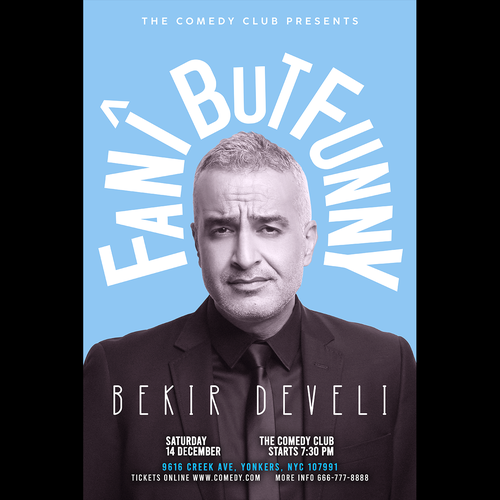 Poster design for Stand up Show Design by Asra.