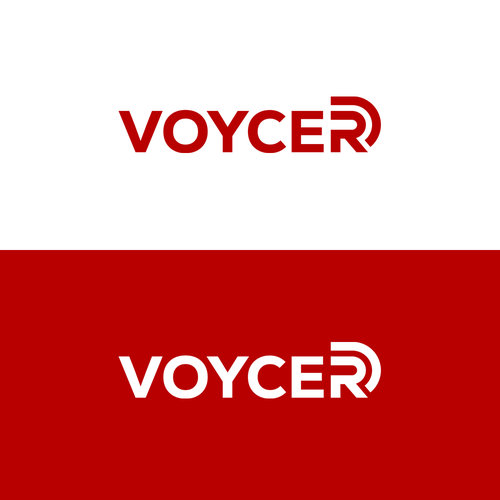 Clean, modern, Voycer logo for B2B community platform for consumer brands Design by LivRayArt