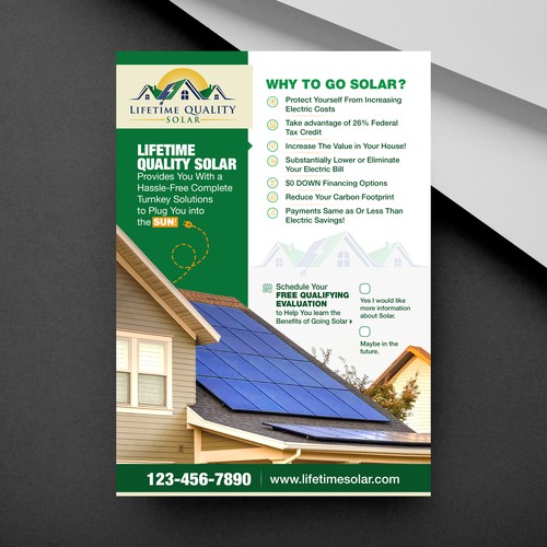 Solar Offer Page for Roofing Customers Design by era@Design