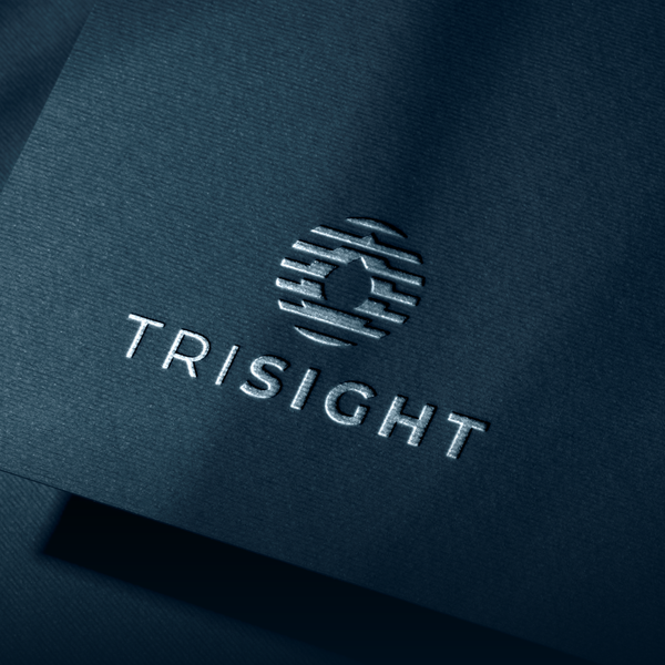 Creative logo design for TriSight.