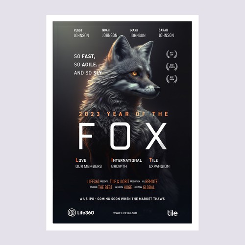 Design di Life360 2023 Year of the Fox Poster di ashous™